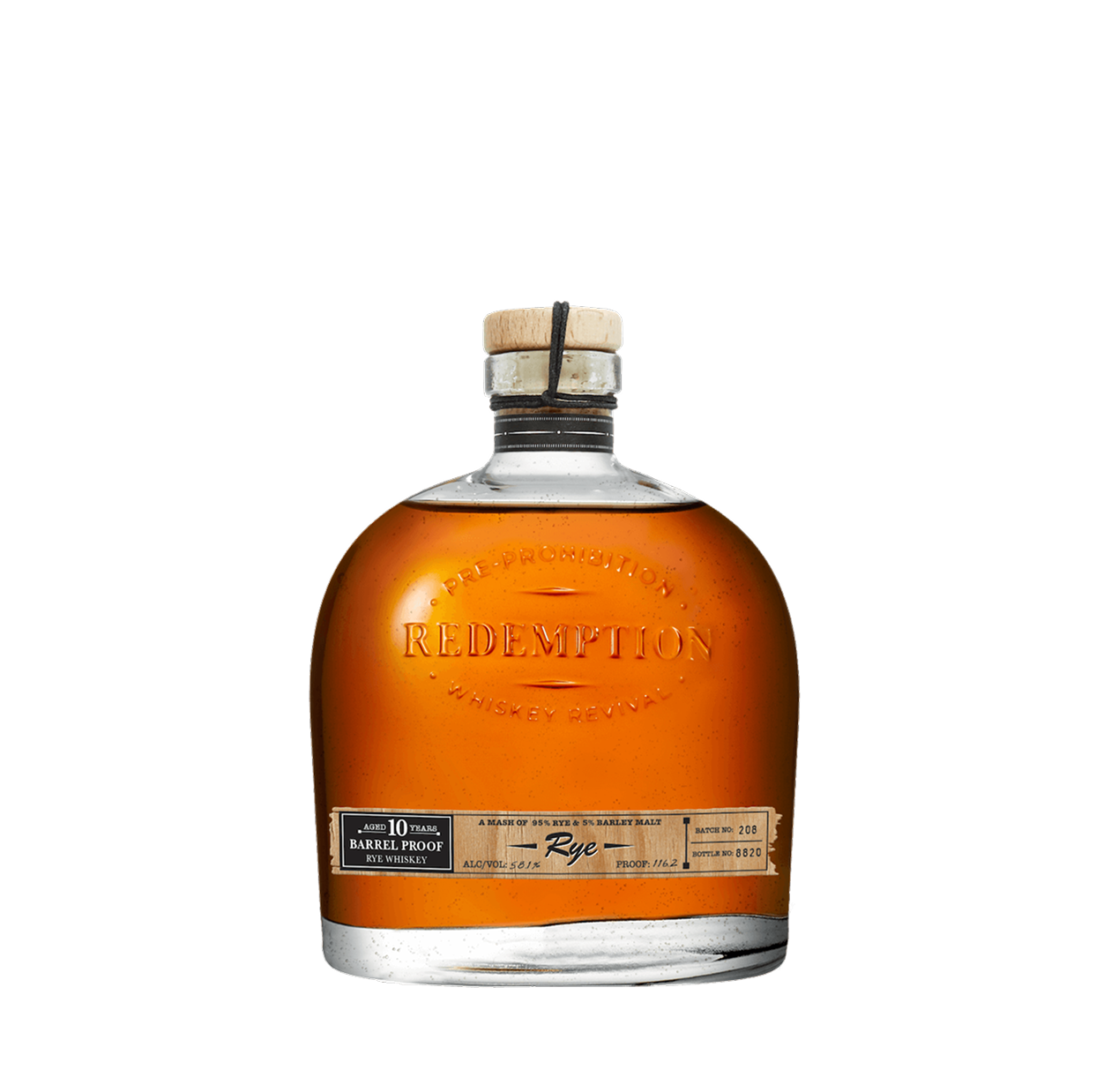 10 Year Rye bottle shot