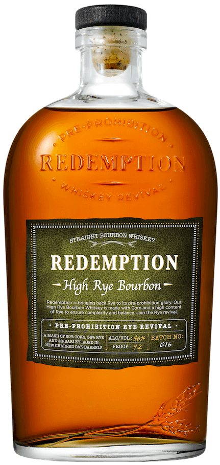 high rye bourbon whiskey