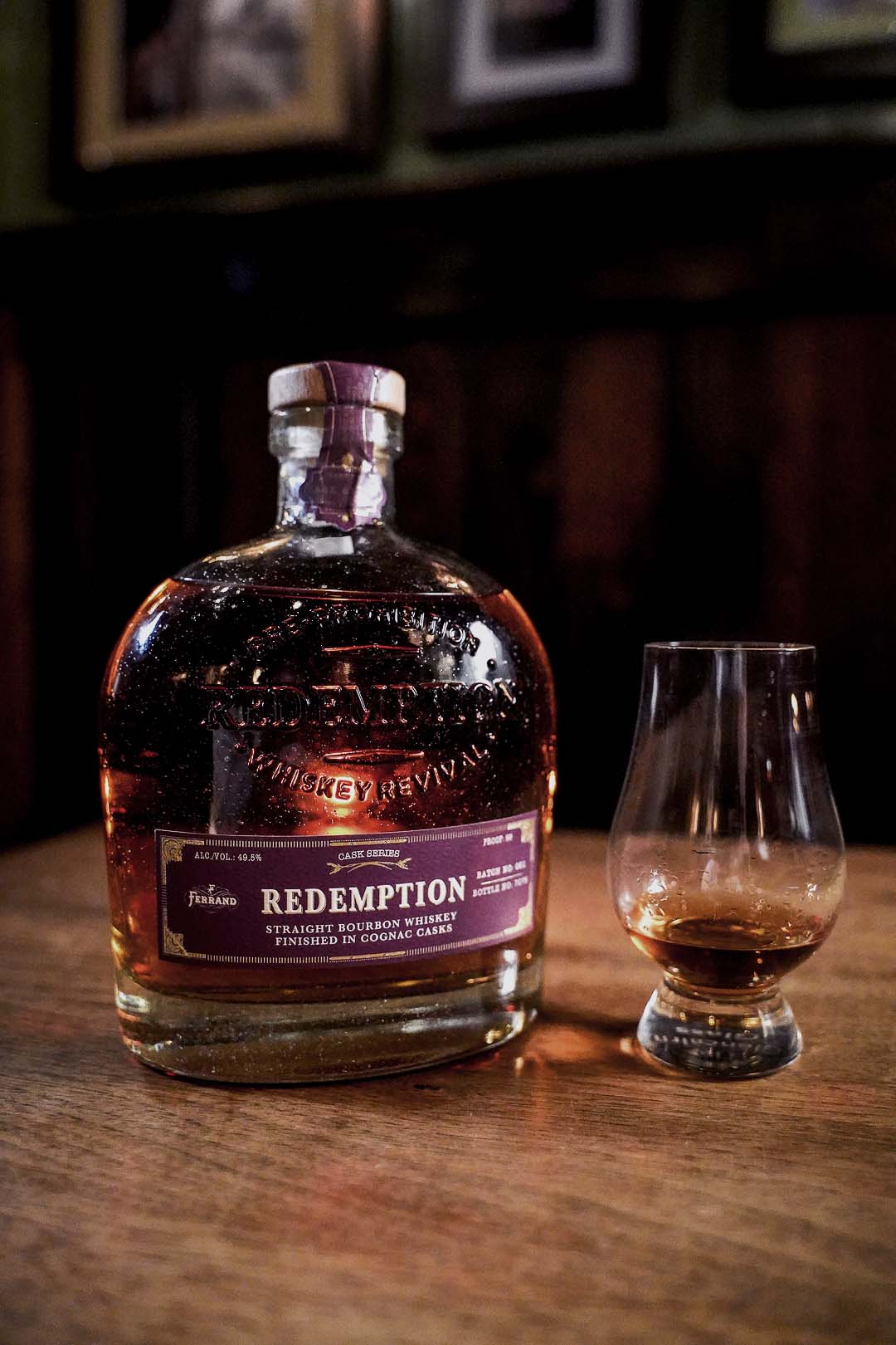 Cognac Cask Finish Bourbon Whiskey Redemption Whiskey