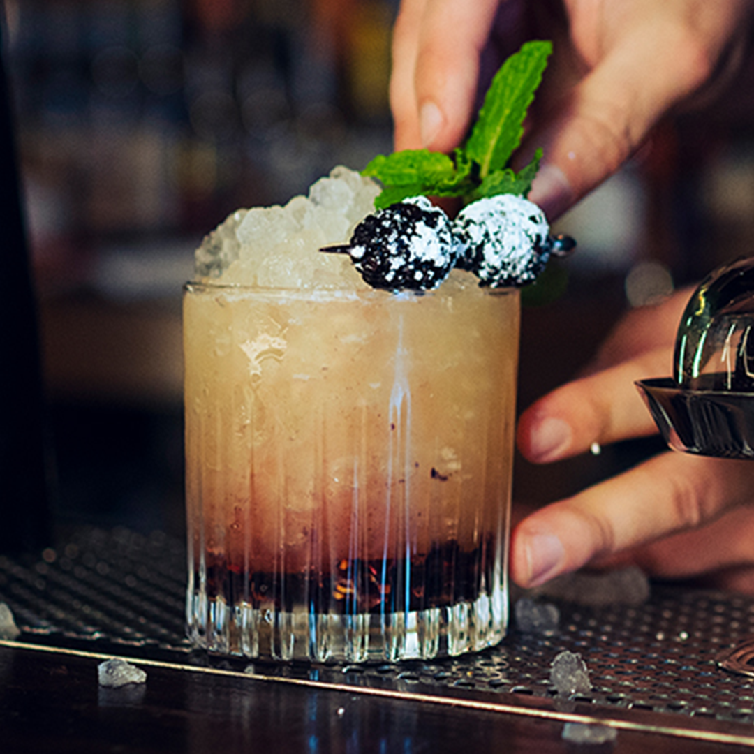 Bourbon Bramble
